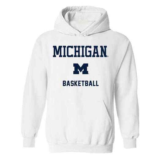 Michigan - NCAA Women's Basketball : Ashley Sofilkanich - Classic Shersey Hooded Sweatshirt-0