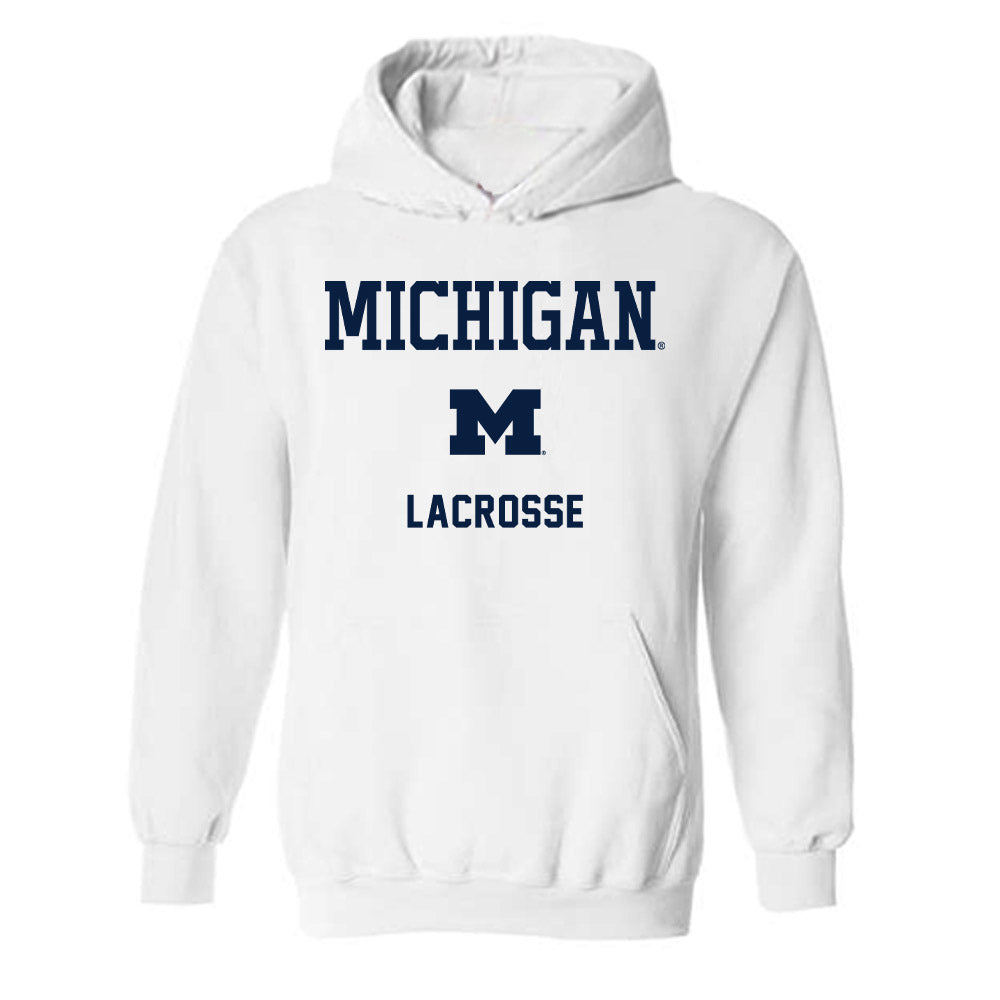 Michigan - NCAA Women's Lacrosse : Rylee Tinney - Classic Shersey Hooded Sweatshirt-0