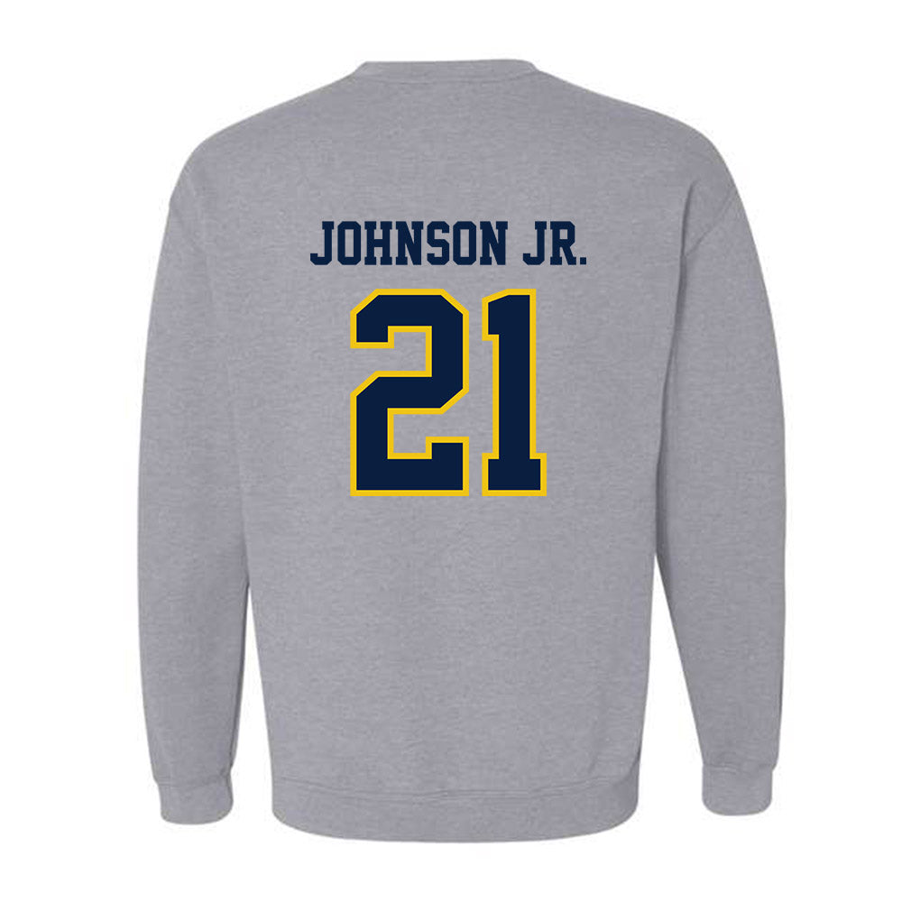 Michigan - NCAA Men's Basketball : Morez Johnson Jr. - Classic Shersey Crewneck Sweatshirt-1