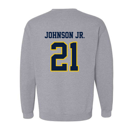 Michigan - NCAA Men's Basketball : Morez Johnson Jr. - Classic Shersey Crewneck Sweatshirt-1