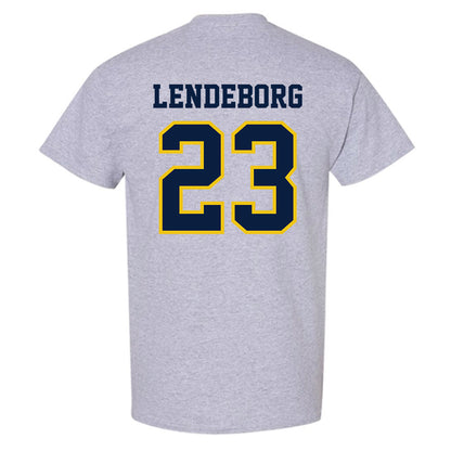 Michigan - NCAA Men's Basketball : Yaxel Lendeborg - Classic Shersey T-Shirt-1