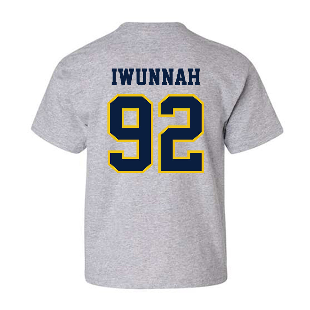 Michigan - NCAA Football : Ike Iwunnah - Classic Shersey Youth T-Shirt-1