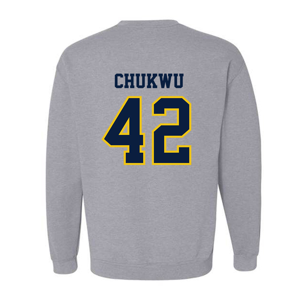 Michigan - NCAA Football : Jeffrey Chukwu - Classic Shersey Crewneck Sweatshirt-1