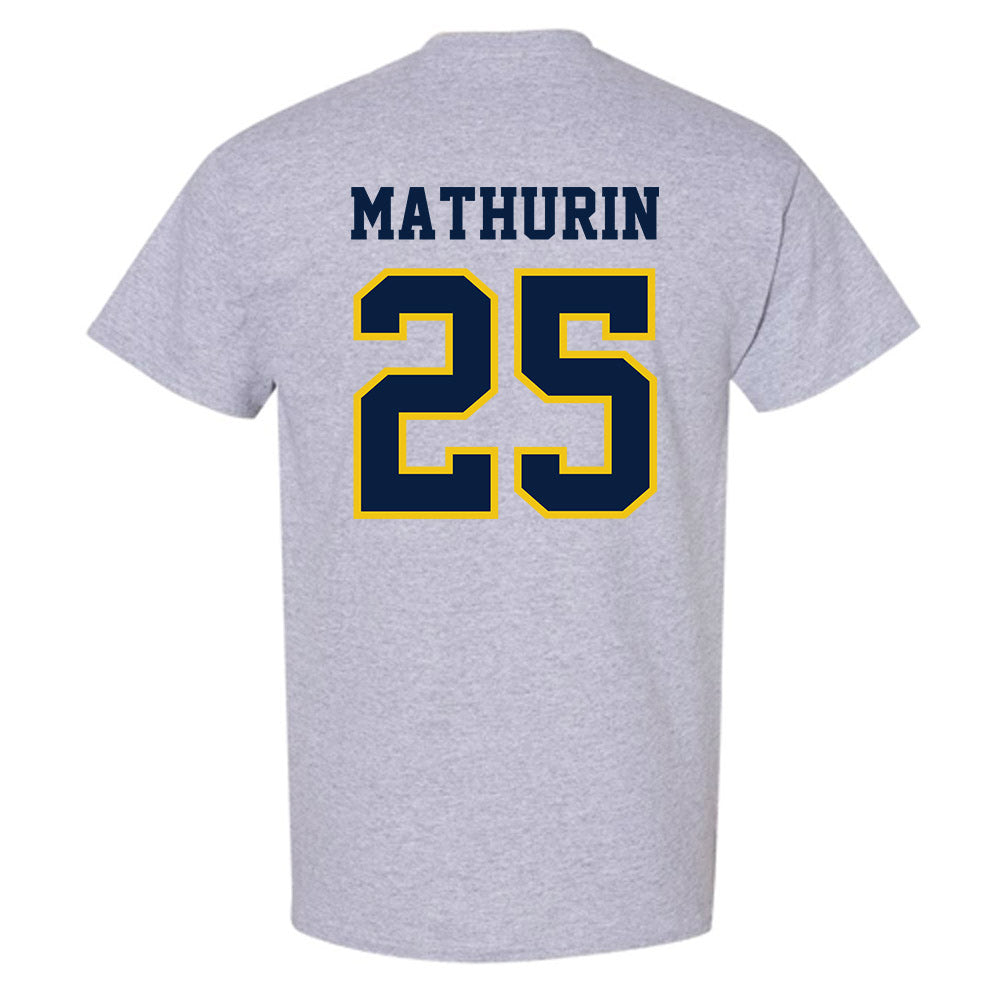 Michigan - NCAA Women's Basketball : McKenzie Mathurin - Classic Shersey T-Shirt-1