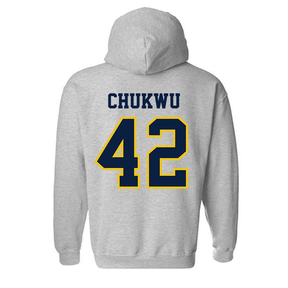 Michigan - NCAA Football : Jeffrey Chukwu - Classic Shersey Hooded Sweatshirt-1