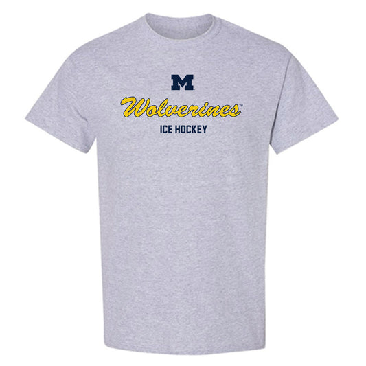Michigan - NCAA Men's Ice Hockey : Julian Molinaro - Classic Shersey T-Shirt-0