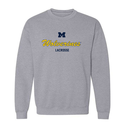 Michigan - NCAA Women's Lacrosse : Emma Arico - Classic Shersey Crewneck Sweatshirt-0