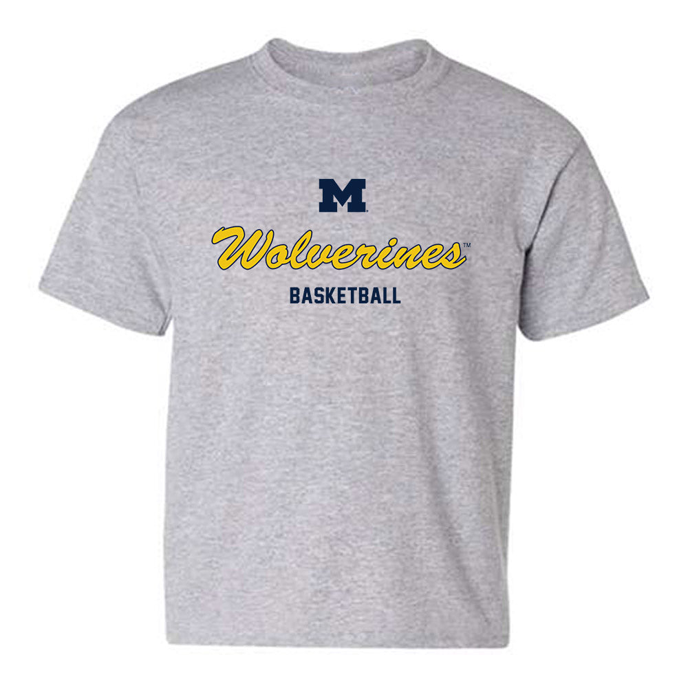 Michigan - NCAA Women's Basketball : Alyssa Crockett - Classic Shersey Youth T-Shirt-0