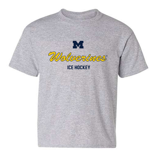 Michigan - NCAA Men's Ice Hockey : Cole McKinney - Classic Shersey Youth T-Shirt-0