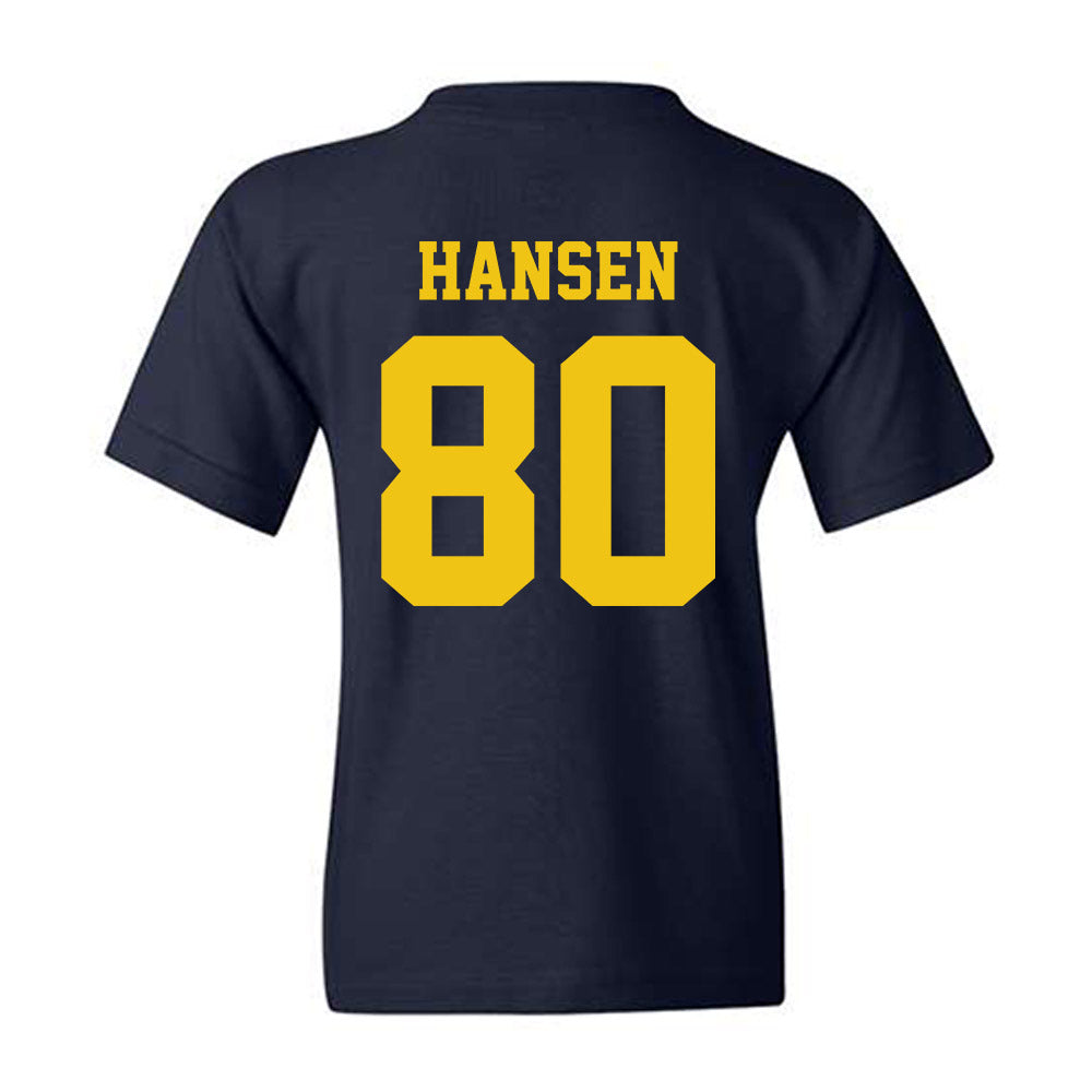 Michigan - NCAA Football : Hogan Hansen - Sports Shersey Youth T-Shirt-1