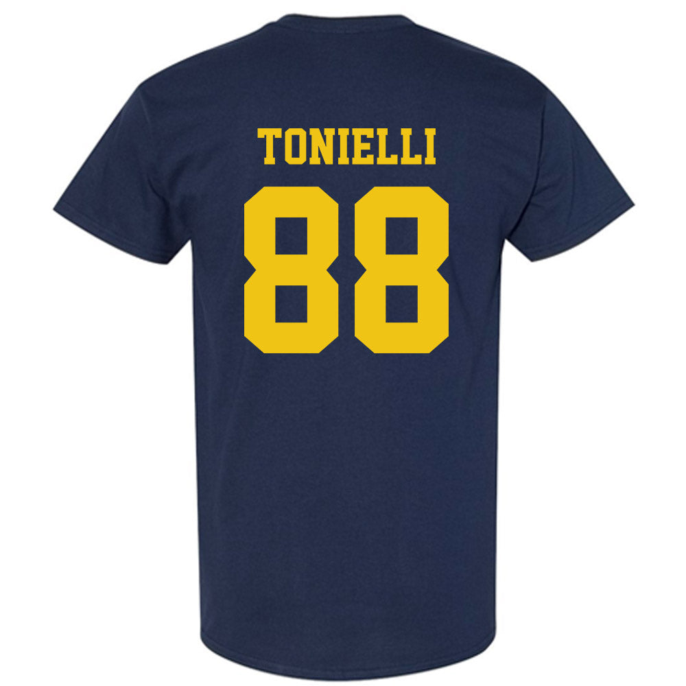 Michigan - NCAA Football : Deakon Tonielli - Sports Shersey T-Shirt-1