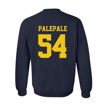 Michigan - NCAA Football : Deyvid Palepale - Sports Shersey Crewneck Sweatshirt-1