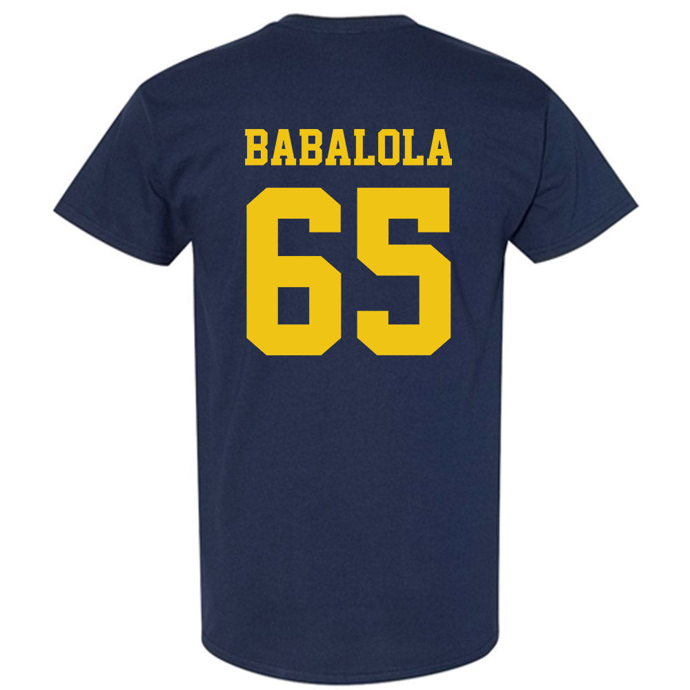 Michigan - NCAA Football : Andrew Babalola - Sports Shersey T-Shirt-1