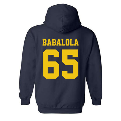 Michigan - NCAA Football : Andrew Babalola - Sports Shersey Hooded Sweatshirt-1