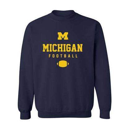 Michigan - NCAA Football : Blake Frazier - Sports Shersey Crewneck Sweatshirt-0