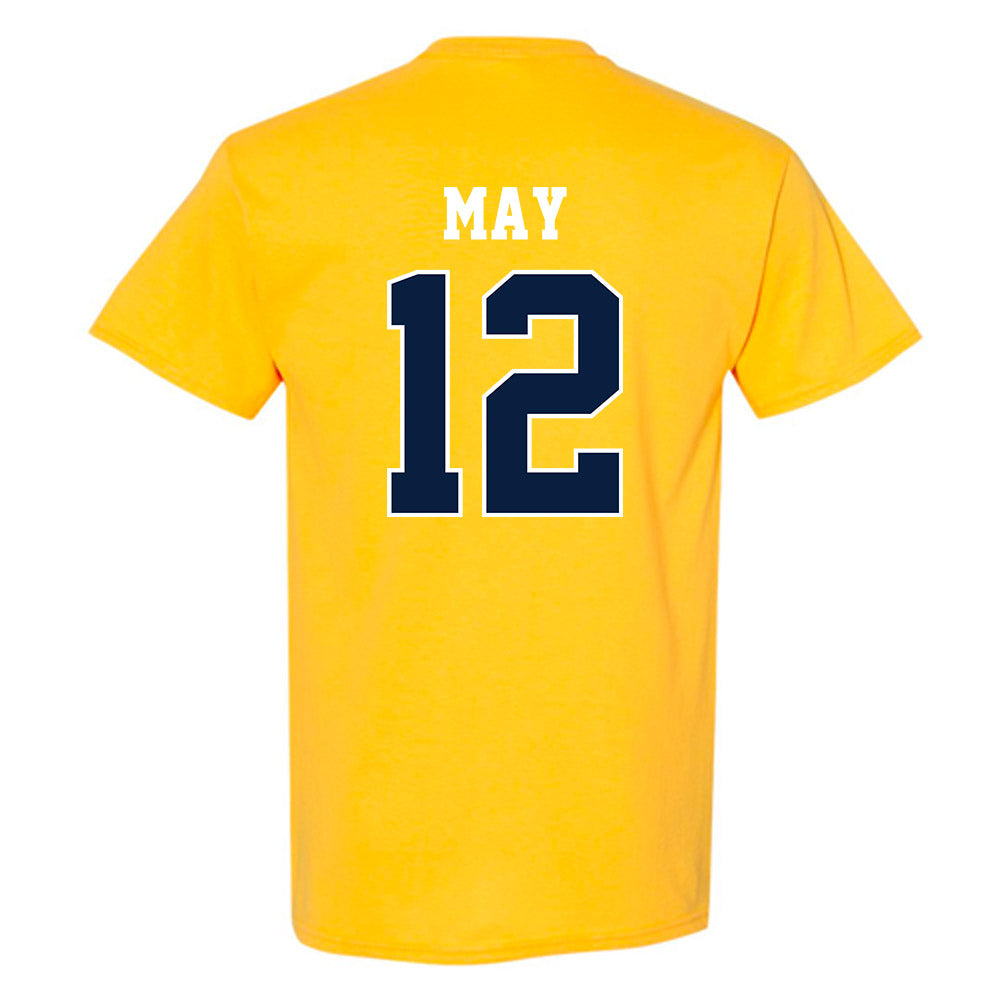Michigan - NCAA Men's Basketball : Charlie May - Sports Shersey T-Shirt-1