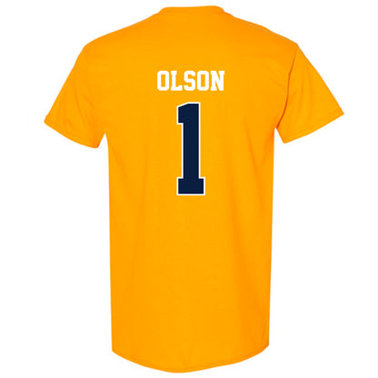 Michigan - NCAA Women's Basketball : Olivia Olson - Sports Shersey T-Shirt-1