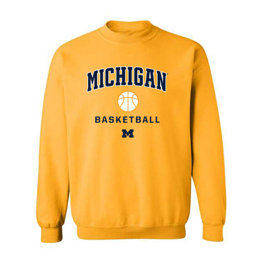 Michigan - NCAA Women's Basketball : Mila Holloway - Sports Shersey Crewneck Sweatshirt-0