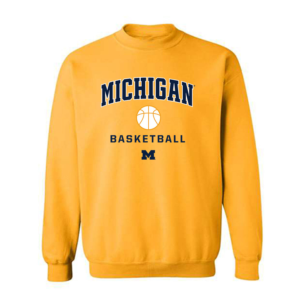 Michigan - NCAA Men's Basketball : Roddy Gayle Jr - Sports Shersey Crewneck Sweatshirt-0