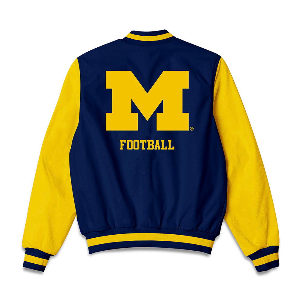 Michigan - NCAA Football : Deyvid Palepale - Bomber Jacket-1