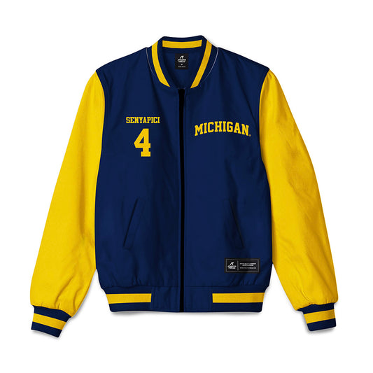 Michigan - NCAA Women's Volleyball : Ece Senyapici - Bomber Jacket-0