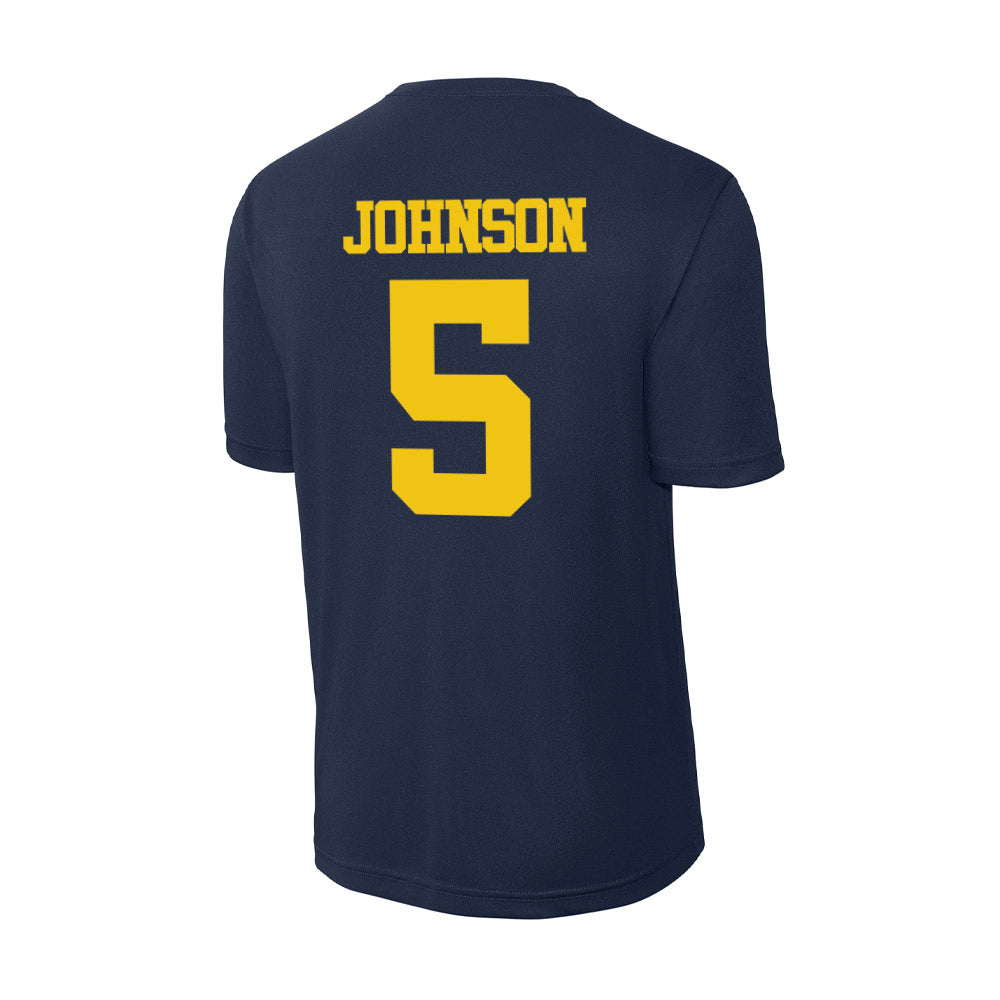 Michigan - NCAA Women's Volleyball : Lydia Johnson - Activewear T-Shirt-1