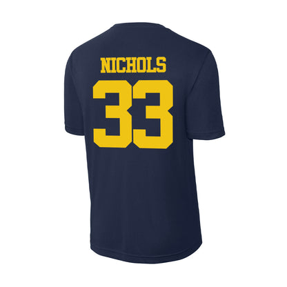 Michigan - NCAA Football : Dominic Nichols - Activewear T-Shirt-1