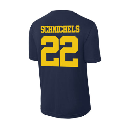 Michigan - NCAA Women's Volleyball : Sydney Schnichels - Activewear T-Shirt-1