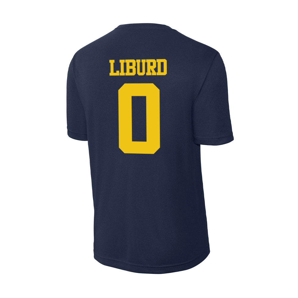 Michigan - NCAA Men's Basketball : Ricky Liburd - Activewear T-Shirt-1