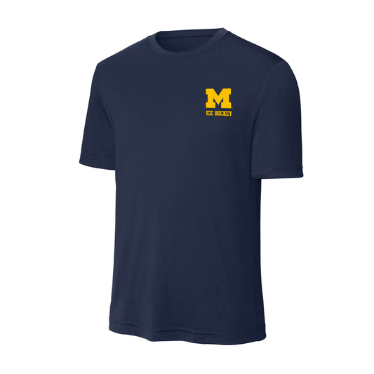 Michigan - NCAA Men's Ice Hockey : Asher Barnett - Activewear T-Shirt-0