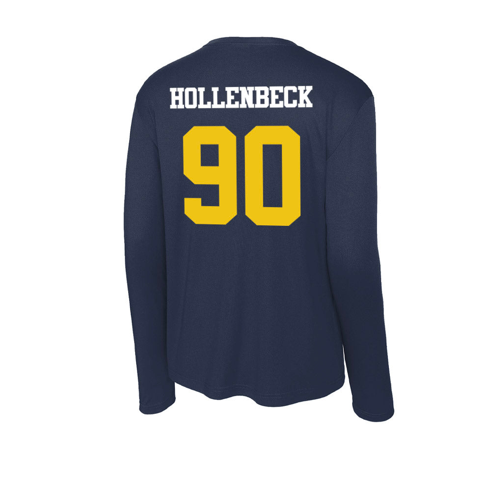 Michigan - NCAA Football : Hudson Hollenbeck - Activewear Long Sleeve T-Shirt-1