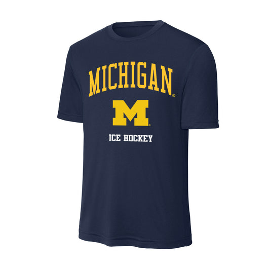 Michigan - NCAA Men's Ice Hockey : Cole McKinney - Activewear T-Shirt-0