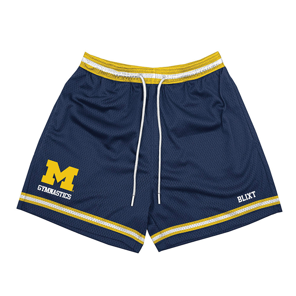 Michigan - NCAA Men's Gymnastics : Landen Blixt - Shorts-0