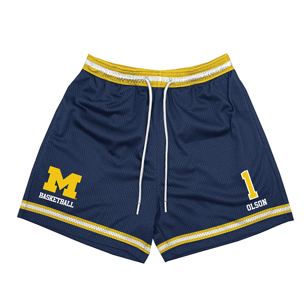 Michigan - NCAA Women's Basketball : Olivia Olson - Shorts-0