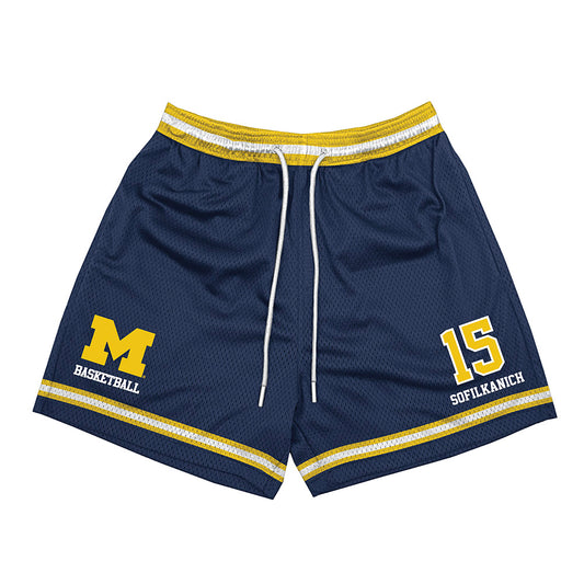 Michigan - NCAA Women's Basketball : Ashley Sofilkanich - Shorts-0