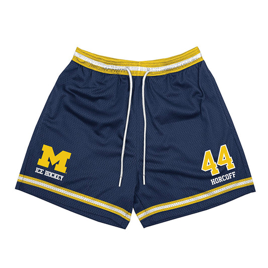 Michigan - NCAA Men's Ice Hockey : Will Horcoff - Shorts-0