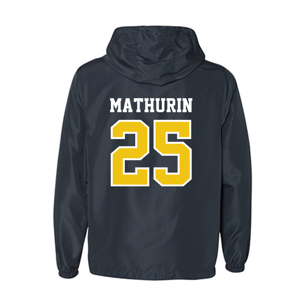 Michigan - NCAA Women's Basketball : McKenzie Mathurin - Windbreaker-1