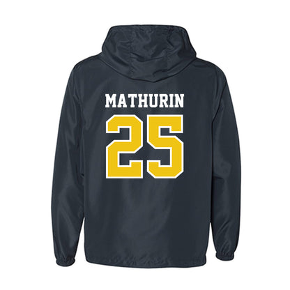 Michigan - NCAA Women's Basketball : McKenzie Mathurin - Windbreaker-1