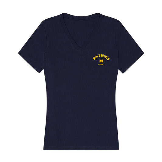 Michigan - NCAA Football : Andrew Babalola - Classic Shersey Women's V-Neck T-Shirt-0
