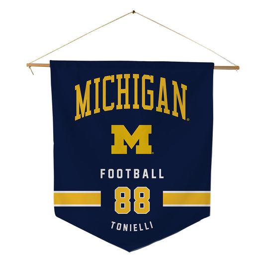 Michigan - NCAA Football : Deakon Tonielli - Pennant - 18" x 21"-0