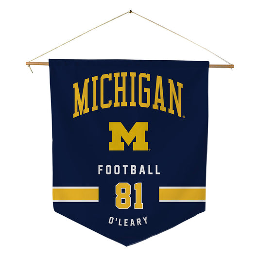Michigan - NCAA Football : Peyton O'Leary - Pennant - 18" x 21"-0