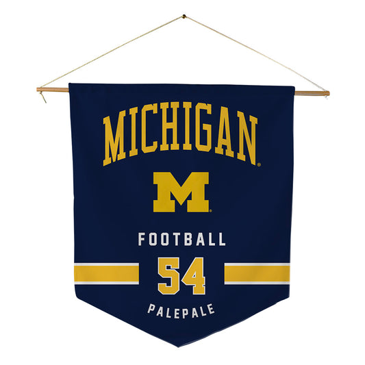 Michigan - NCAA Football : Deyvid Palepale - Pennant - 18" x 21"-0