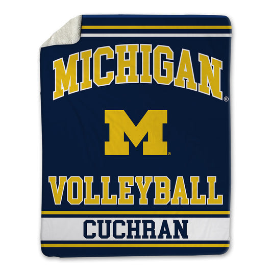 Michigan - NCAA Women's Volleyball : Maddi Cuchran - Blanket-0