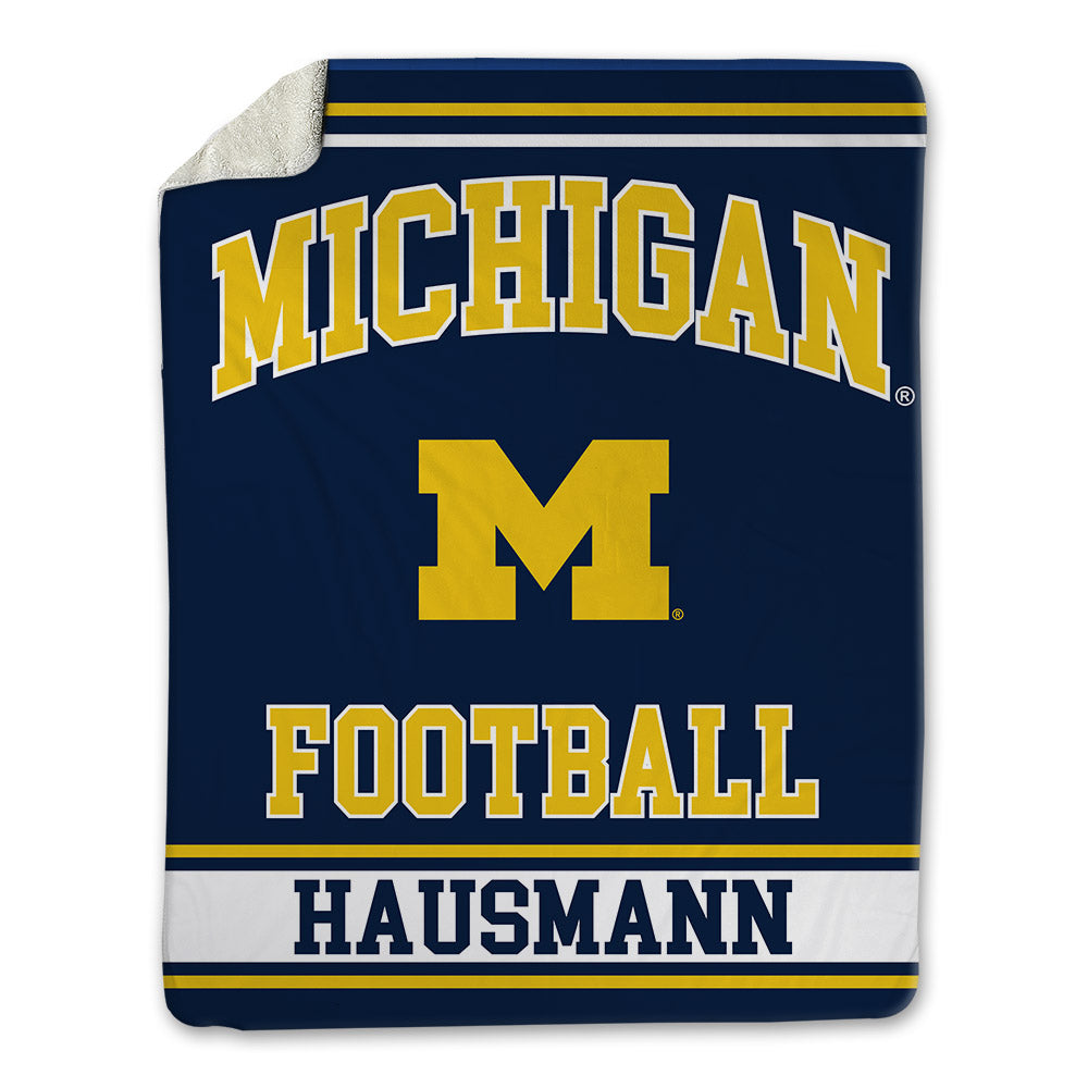 Michigan - NCAA Football : Ernest Hausmann - Blanket-0
