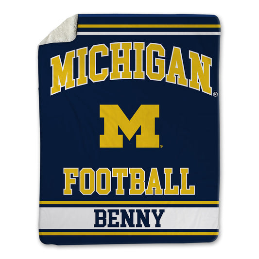 Michigan - NCAA Football : Rayshaun Benny - Blanket-0