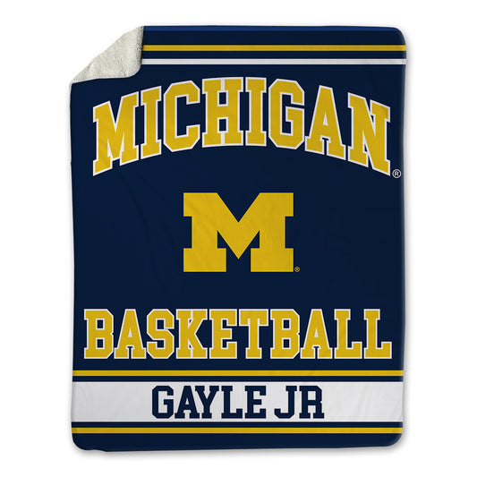 Michigan - NCAA Men's Basketball : Roddy Gayle Jr - Blanket-0