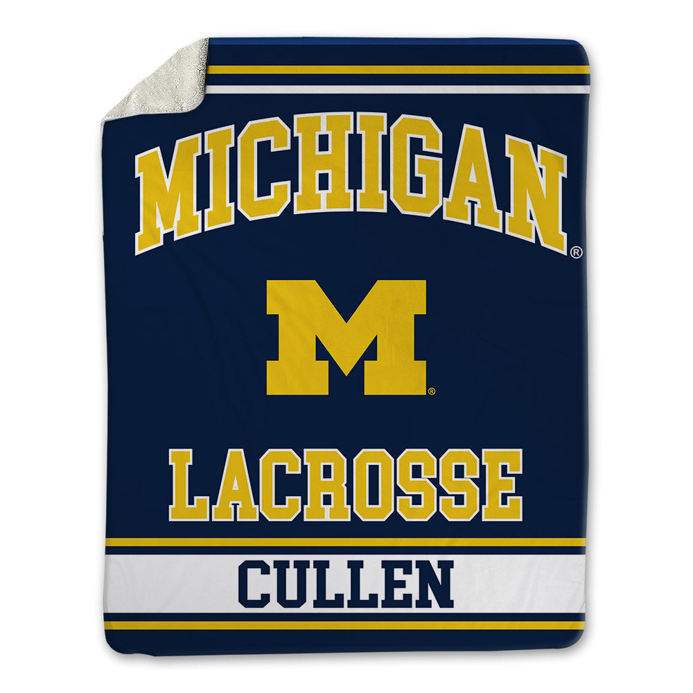 Michigan - NCAA Women's Lacrosse : Taylor Cullen - Blanket-0