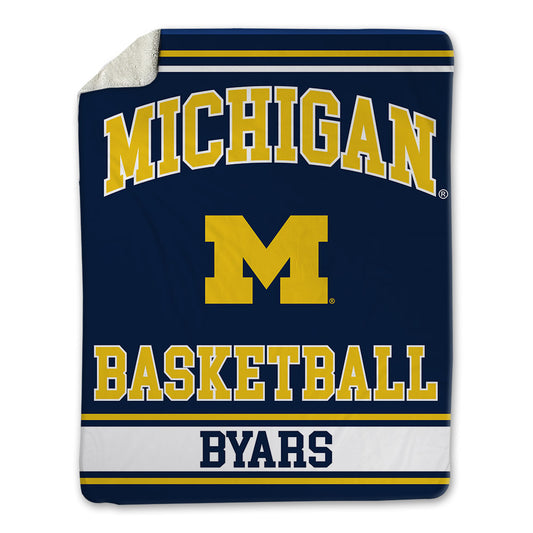 Michigan - NCAA Women's Basketball : Ciara Byars - Blanket-0