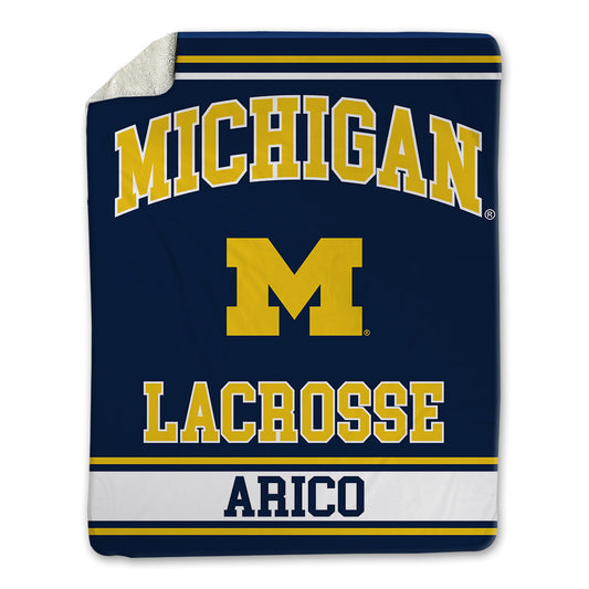 Michigan - NCAA Women's Lacrosse : Emma Arico - Blanket-0