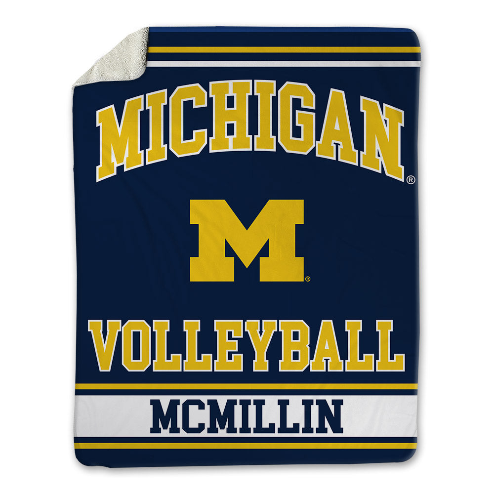 Michigan - NCAA Women's Volleyball : Trixie McMillin - Blanket-0